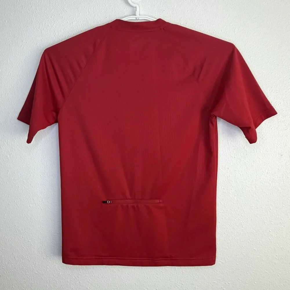 Fox Racing Air Cool 1/4 Zip Jersey Red Short Sleeve Men’s Medium